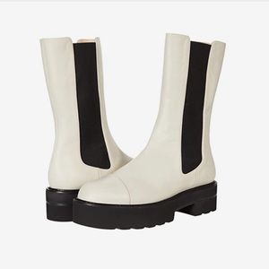 Stuart Weitzman Women's Presley Ultralift Bootie in Oat